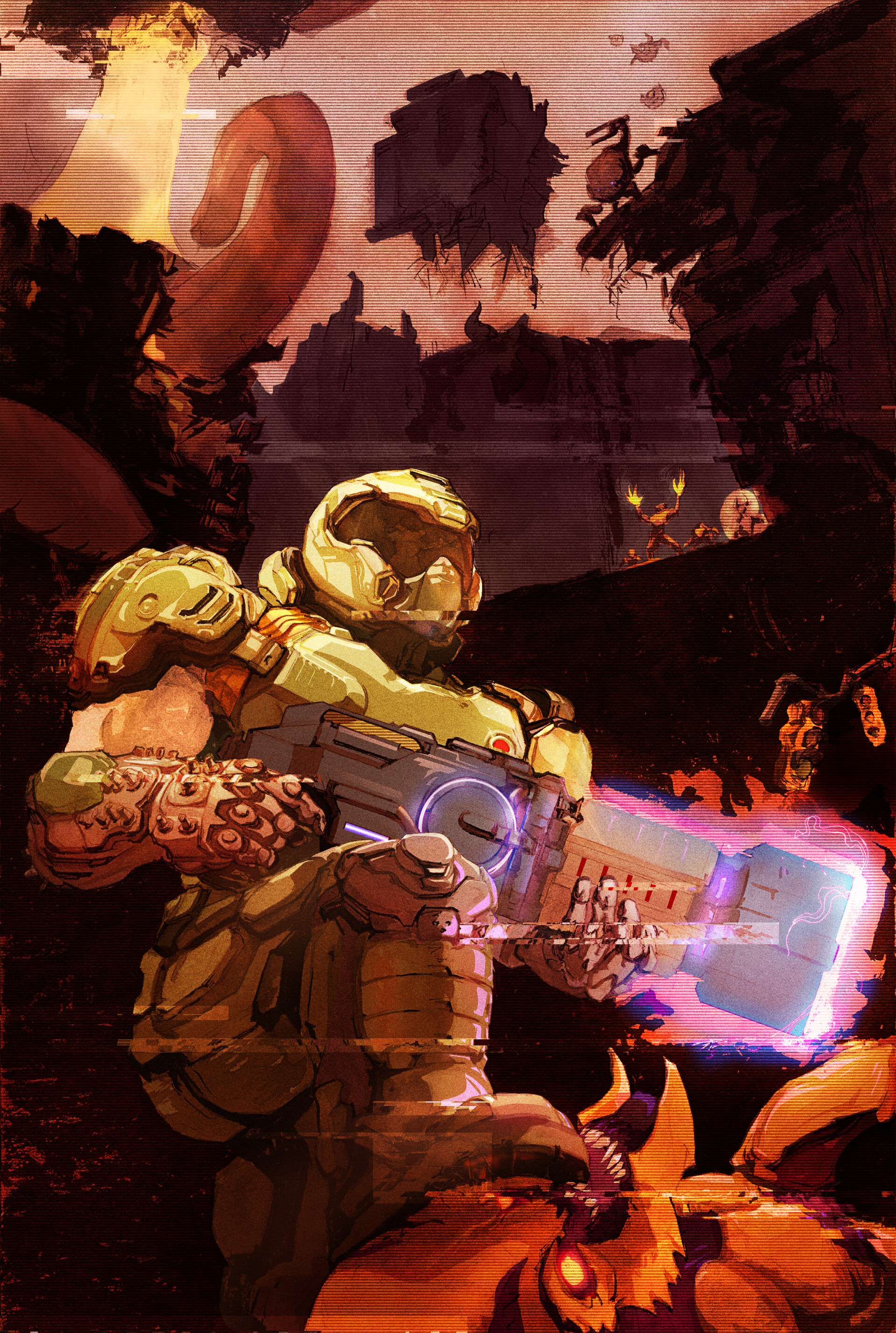 Doom Slayer Background