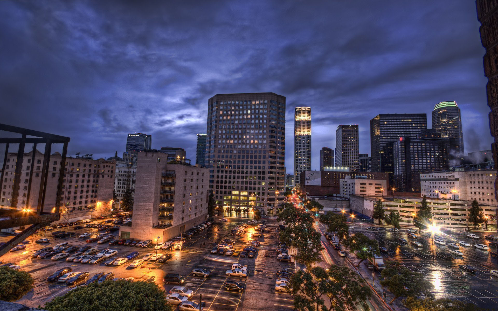 Downtown La Background