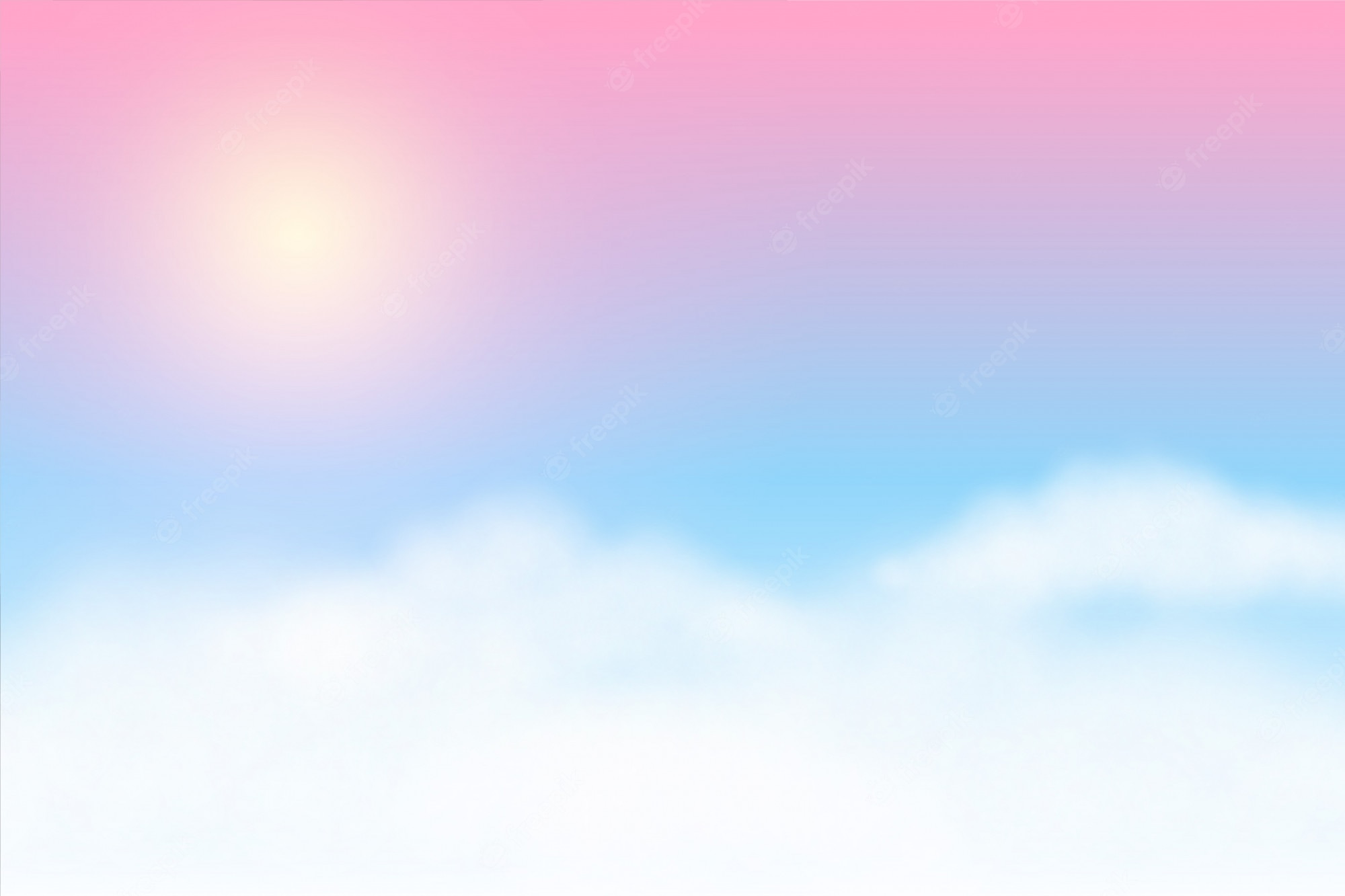 Dreamy Clouds Background