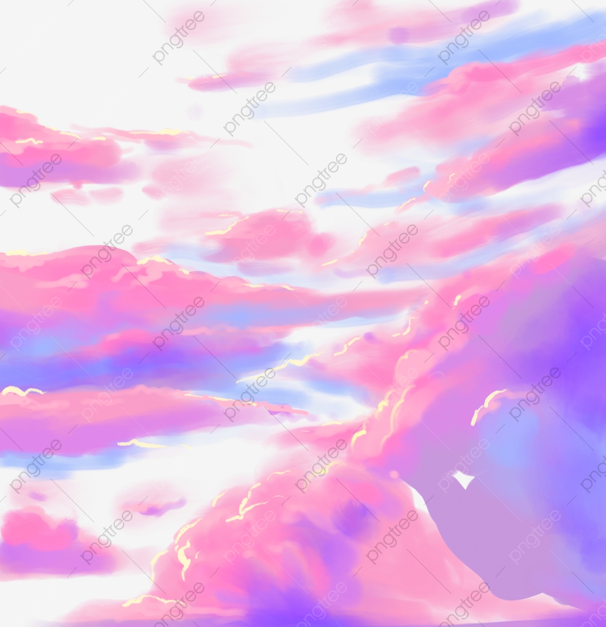 Dreamy Clouds Background