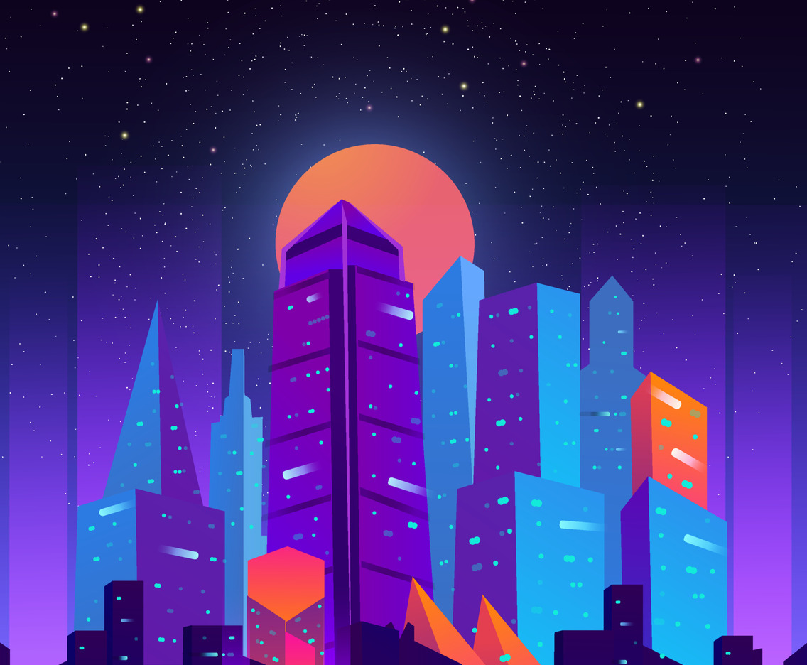 Dystopian City Background