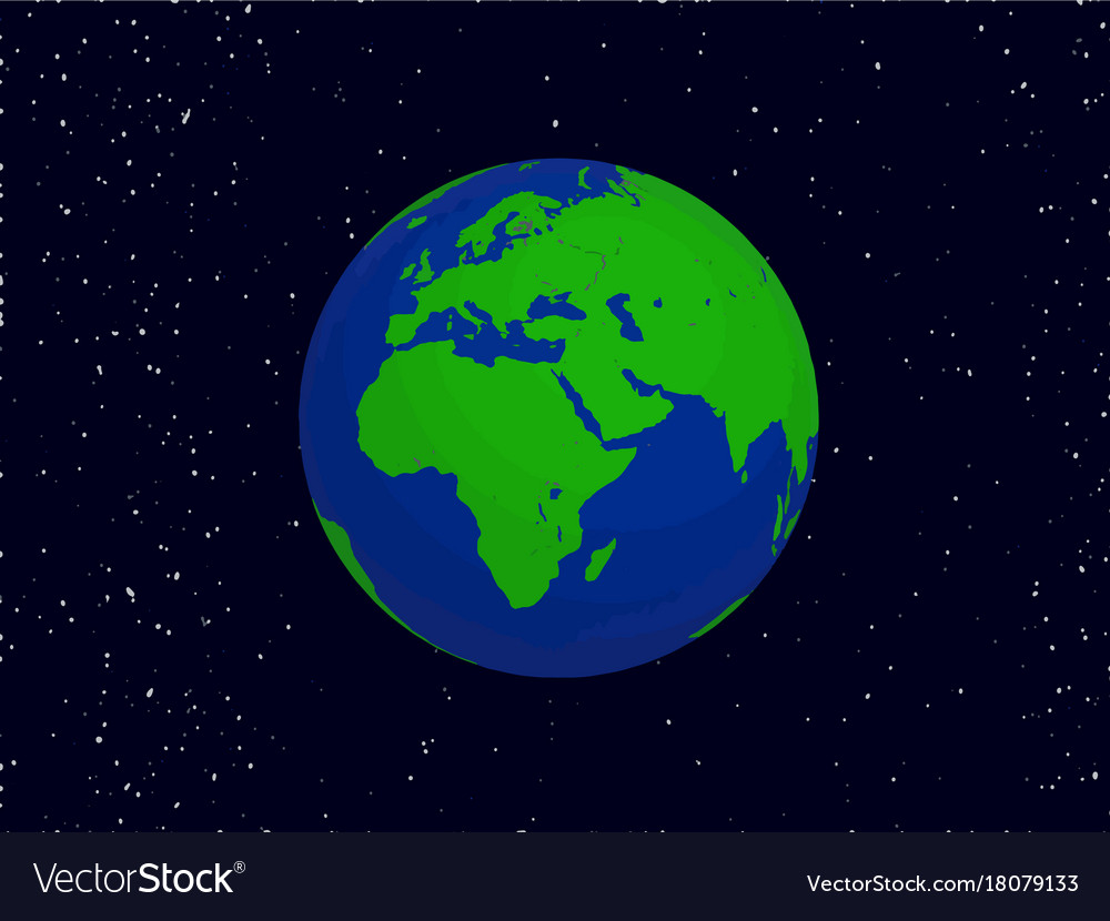 Earth Black Background