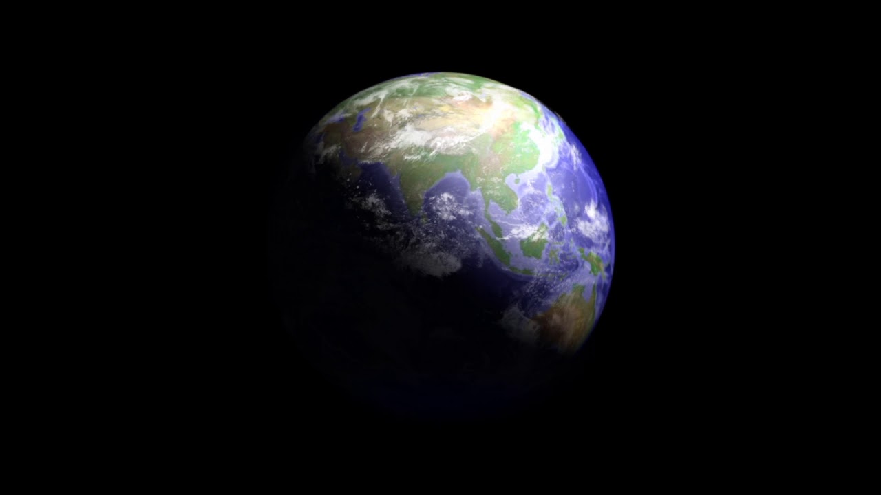 Earth Black Background