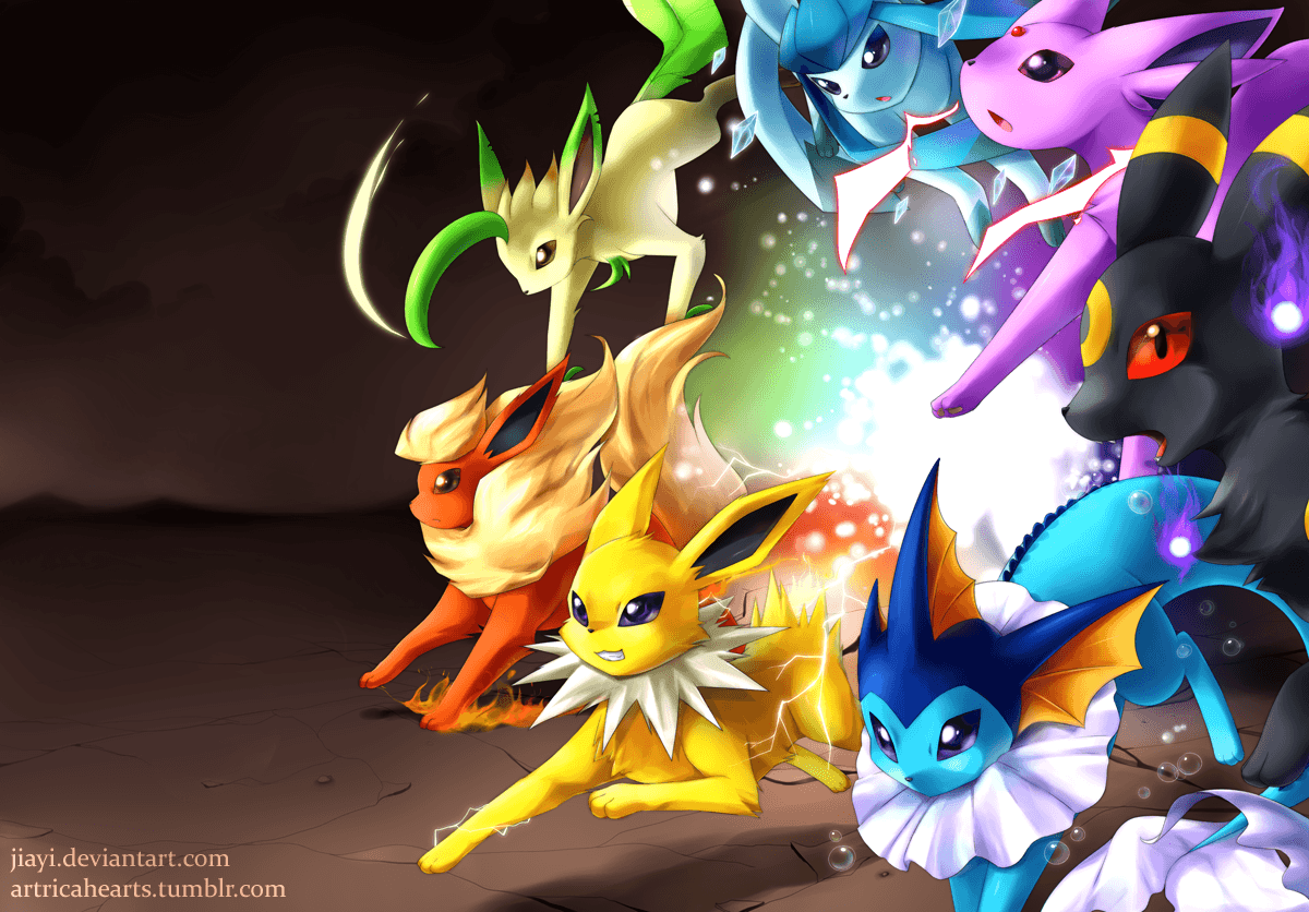 Eevee Evolutions Background