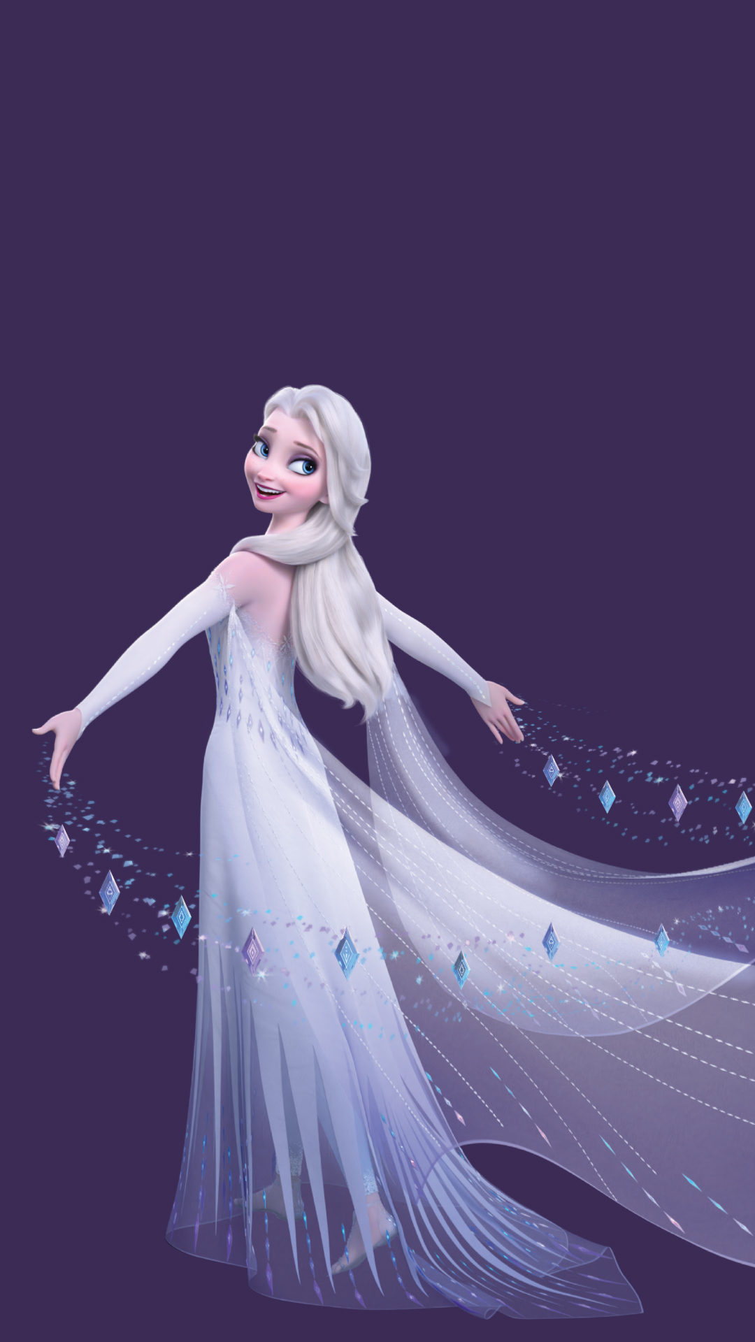 Elsa White Background