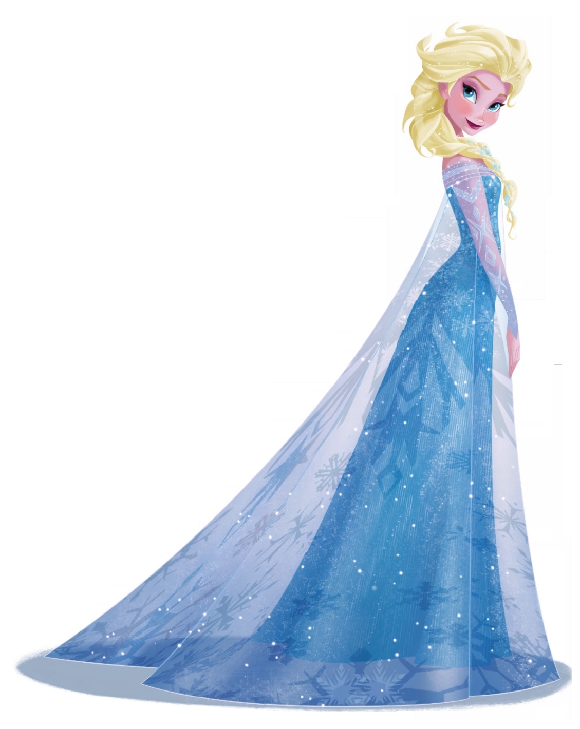 Elsa White Background