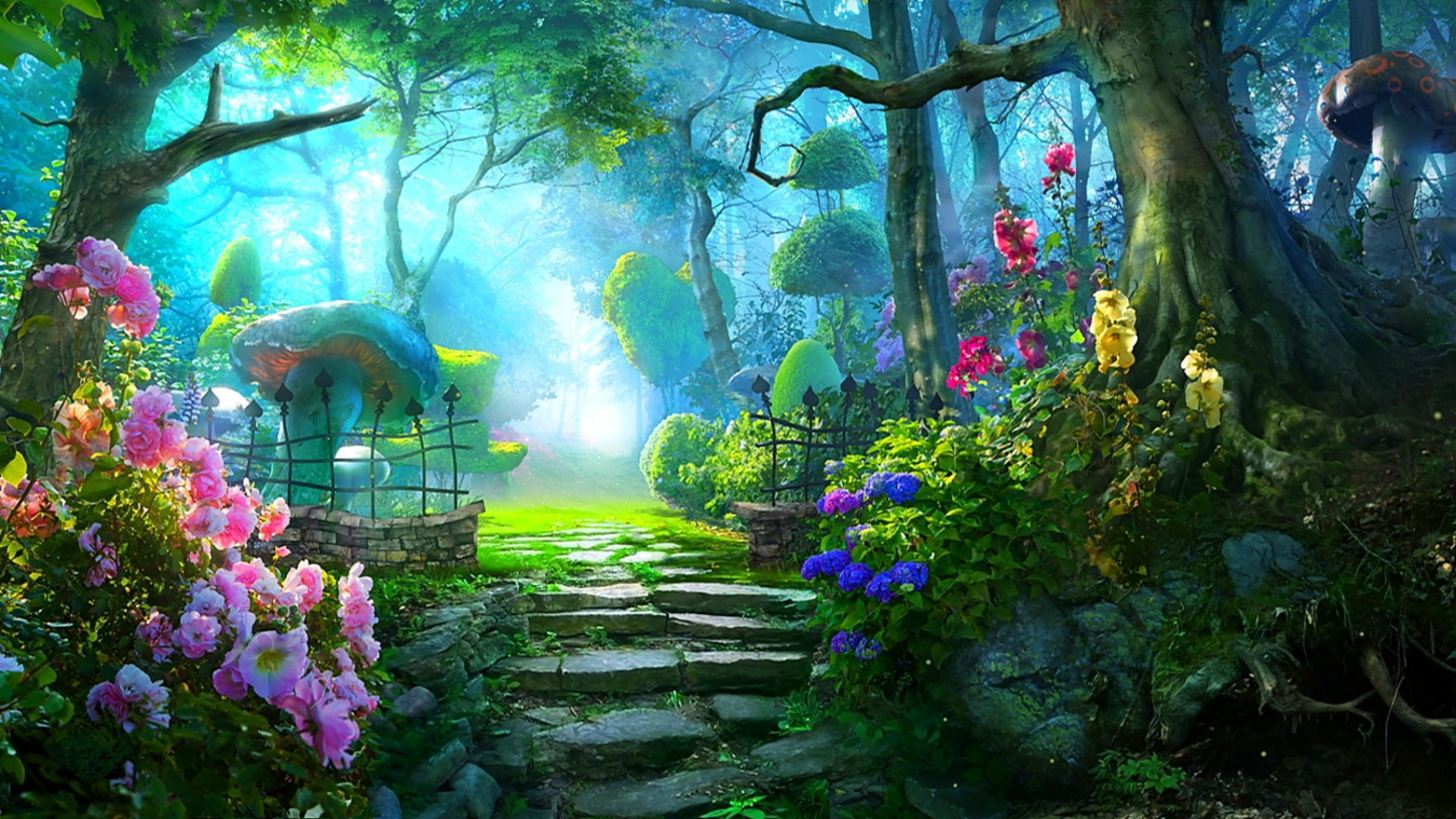 Fairytale Forest Background