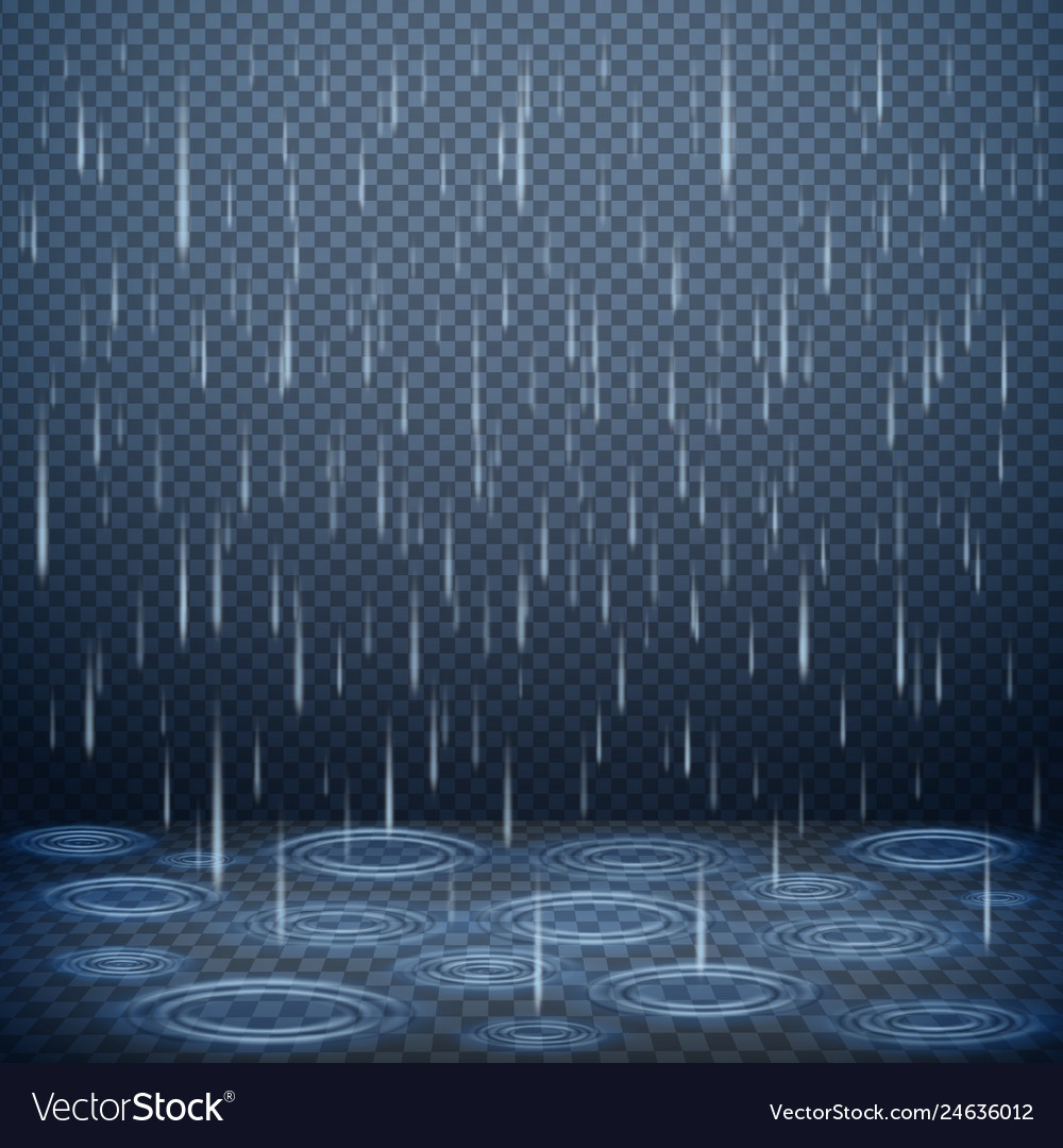 Falling Rain Background