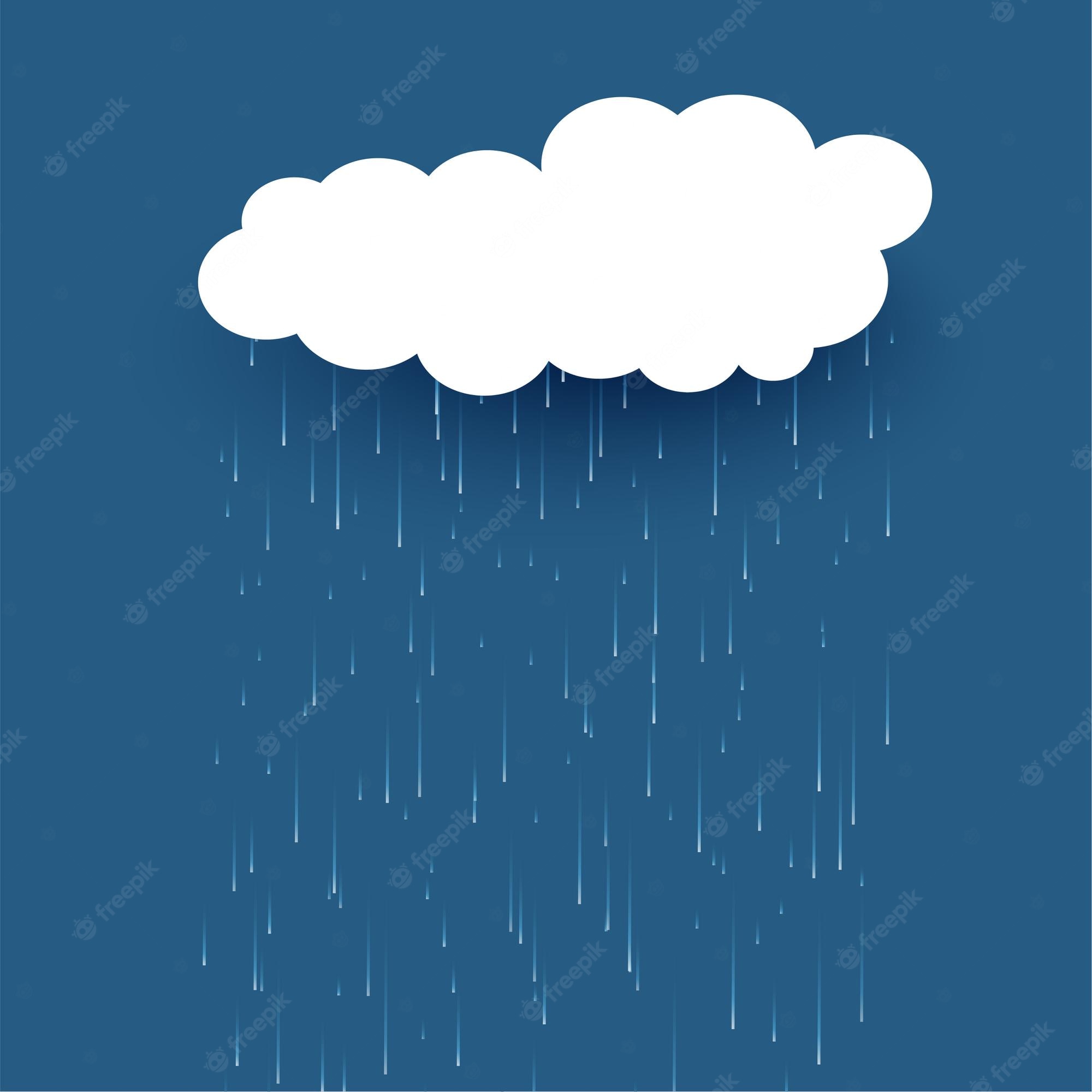 Falling Rain Background