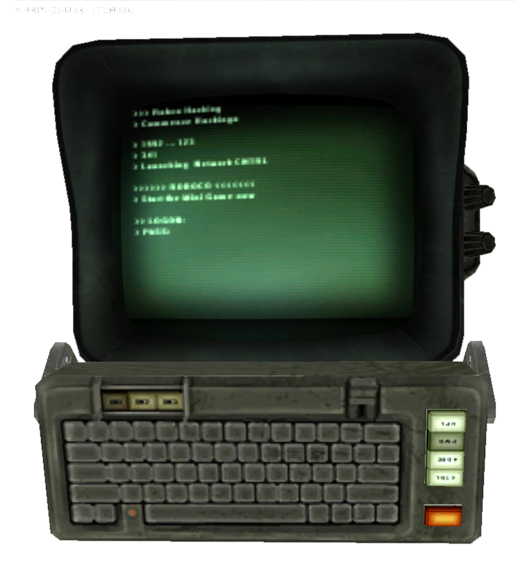 Fallout Terminal Background