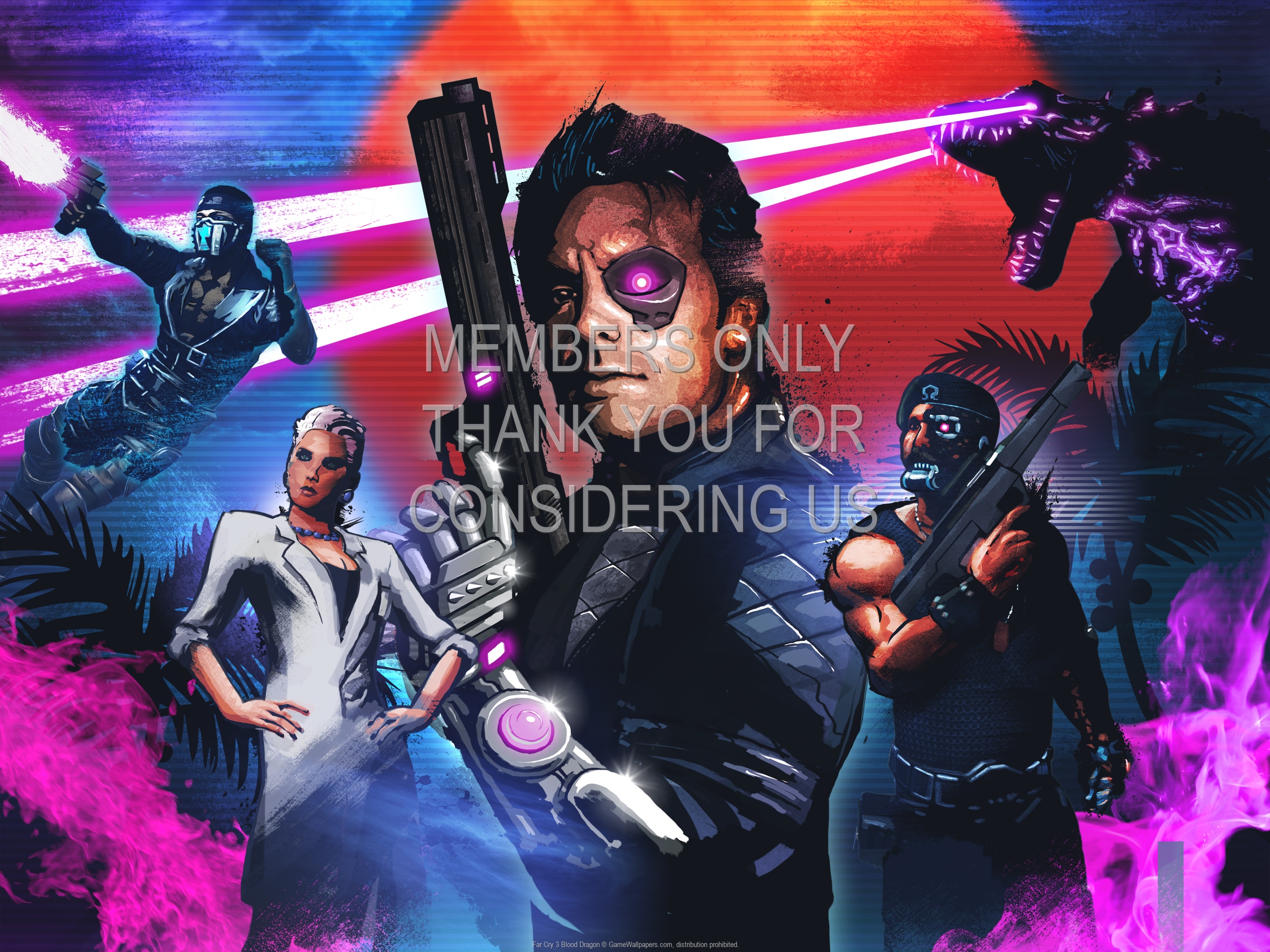 Far Cry 3 Blood Dragon Background