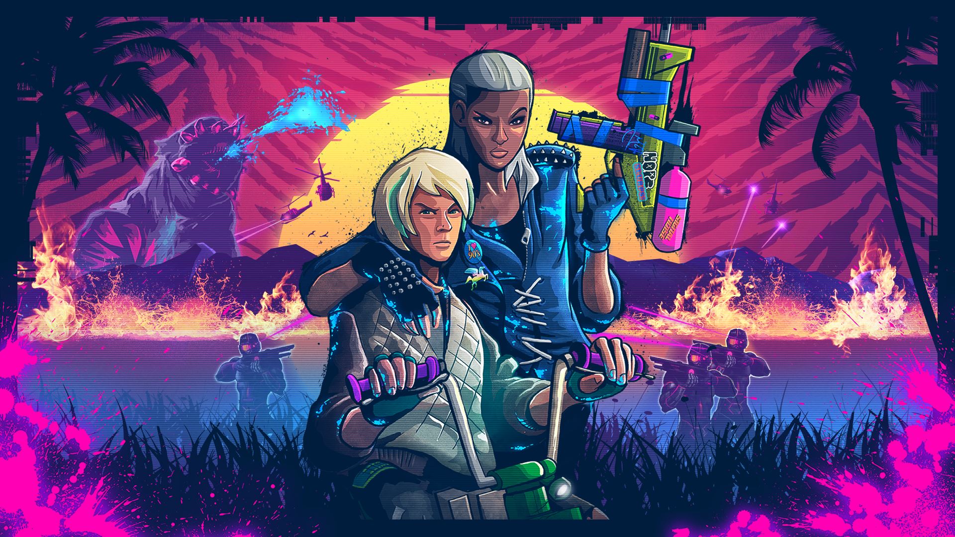 Far Cry 3 Blood Dragon Background