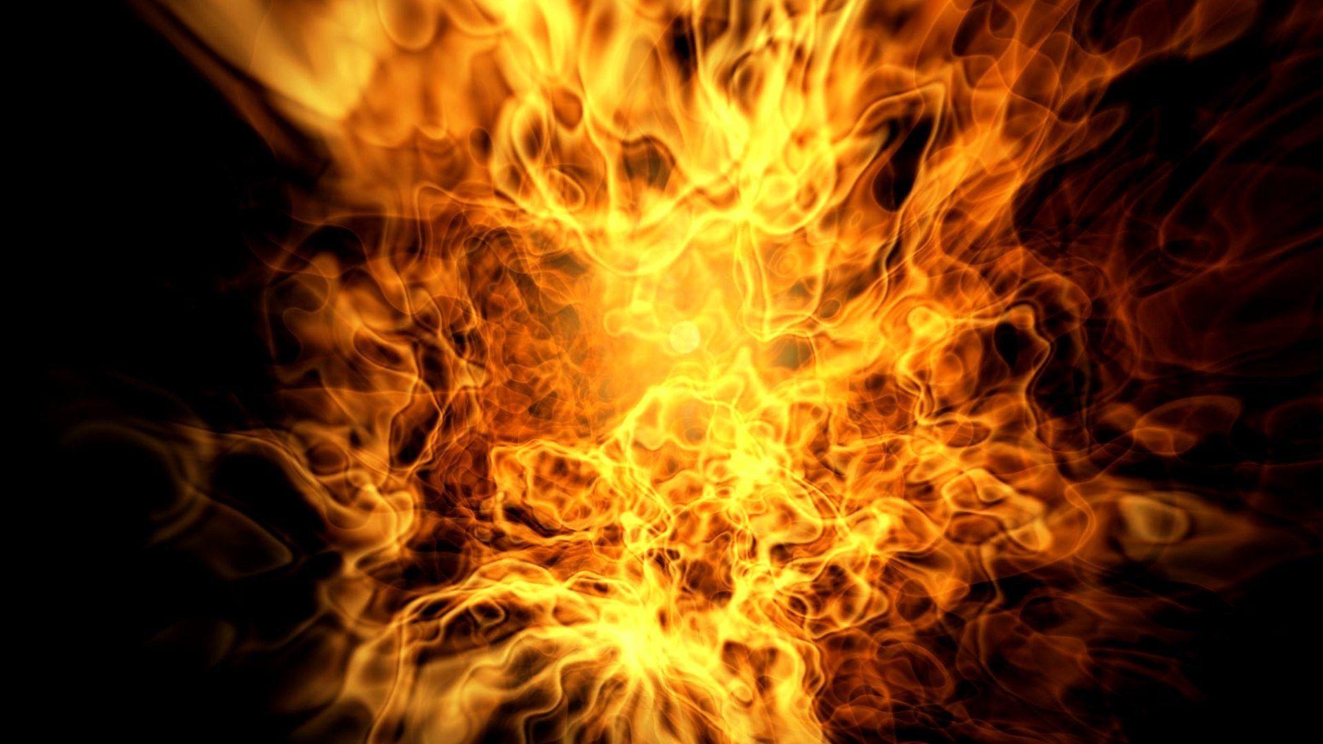 Fiery Background Hd