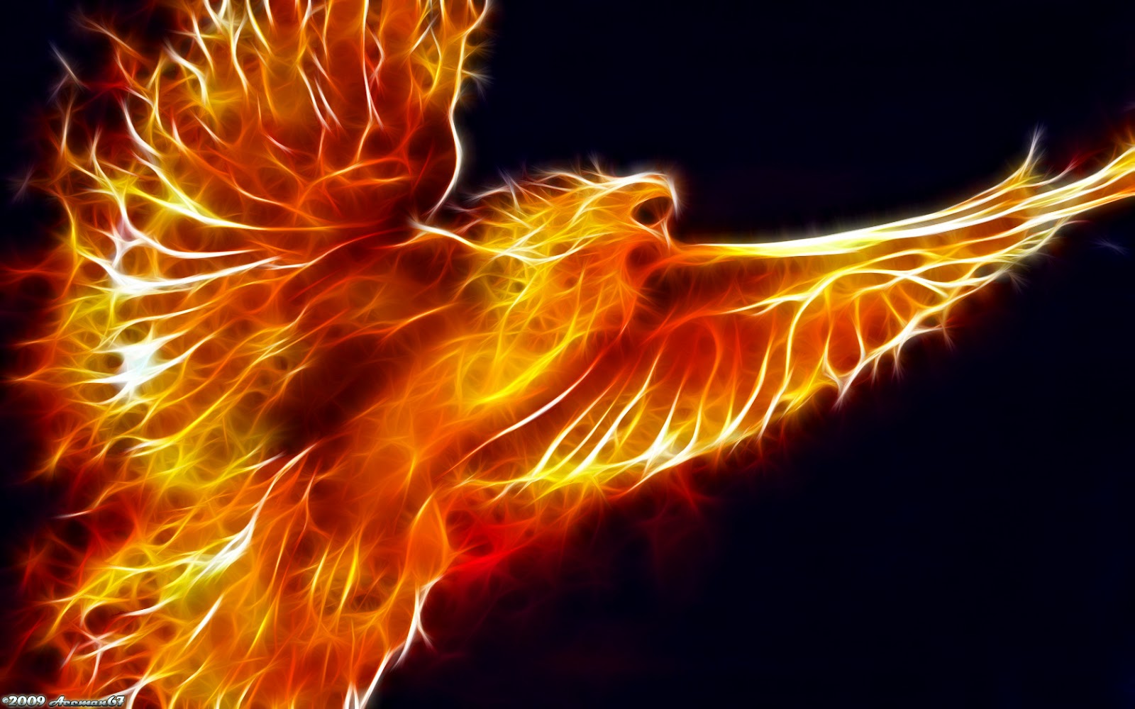 Fiery Background Hd