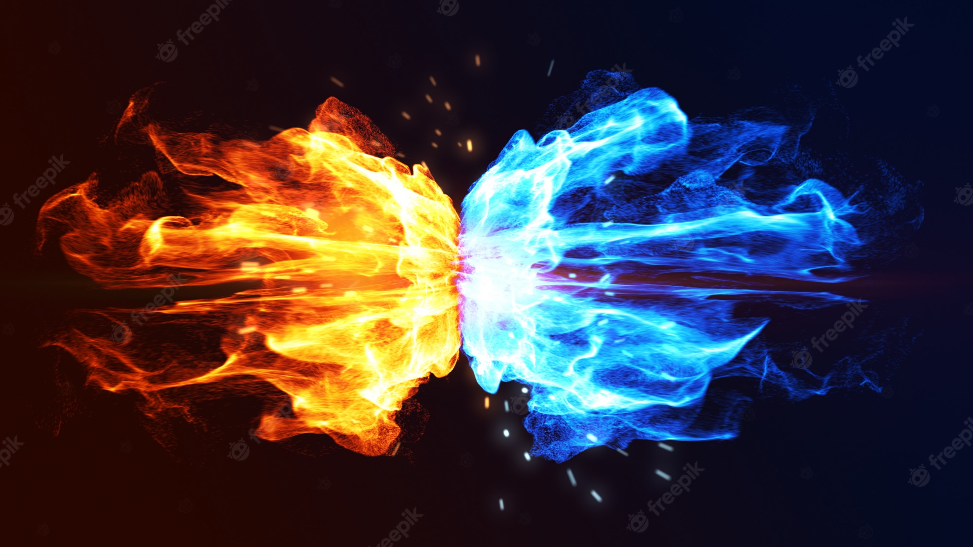 Fire And Ice Backgrounds