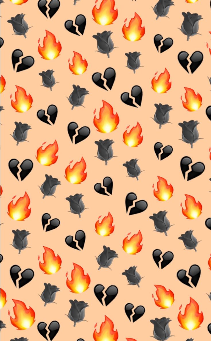 Fire Emoji Background