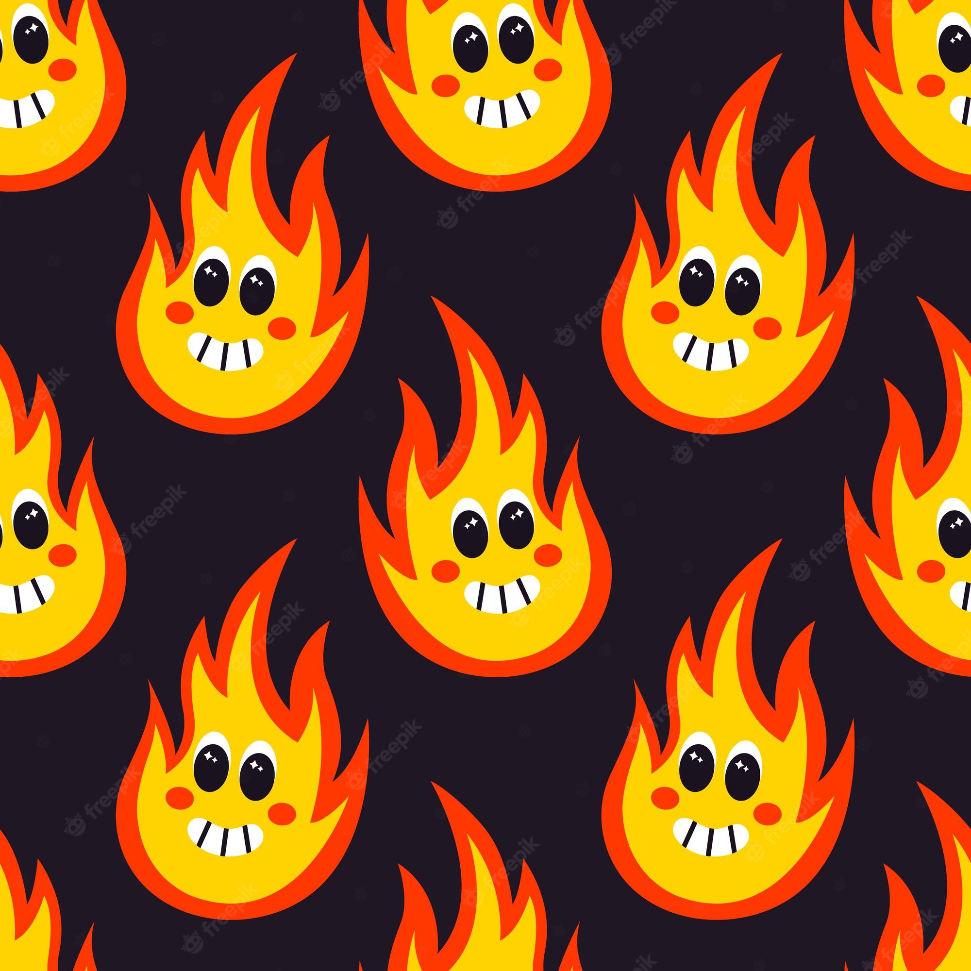 Fire Emoji Background