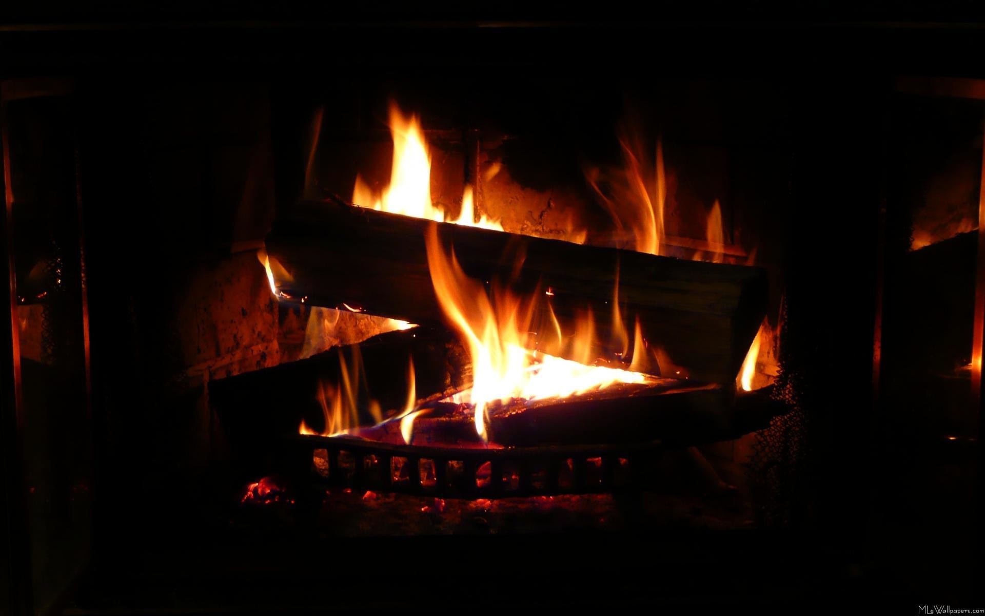 Fireplace Desktop Background