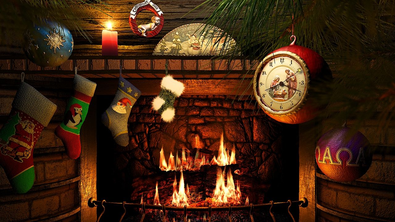 Fireplace Desktop Background