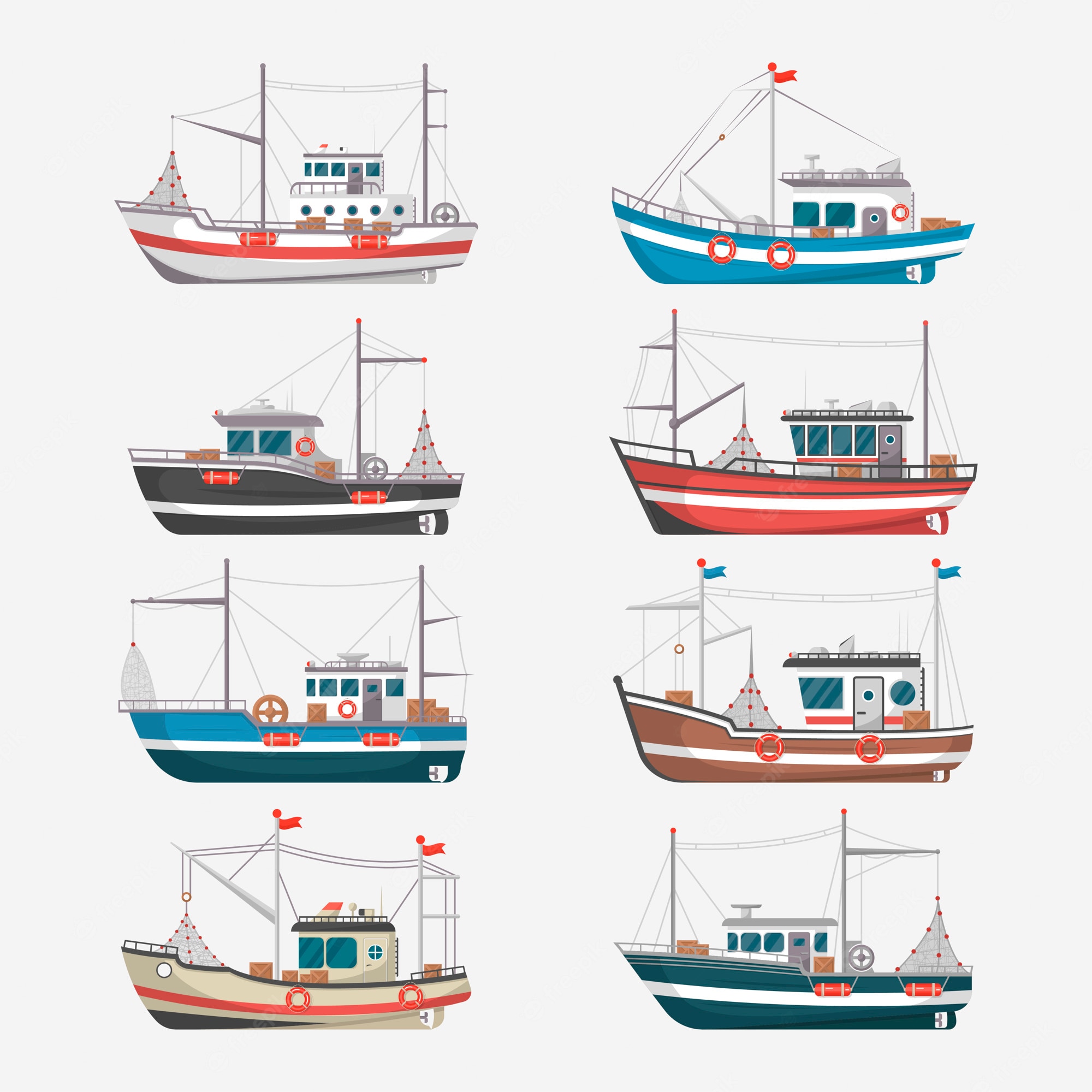 Fishing Boat Background