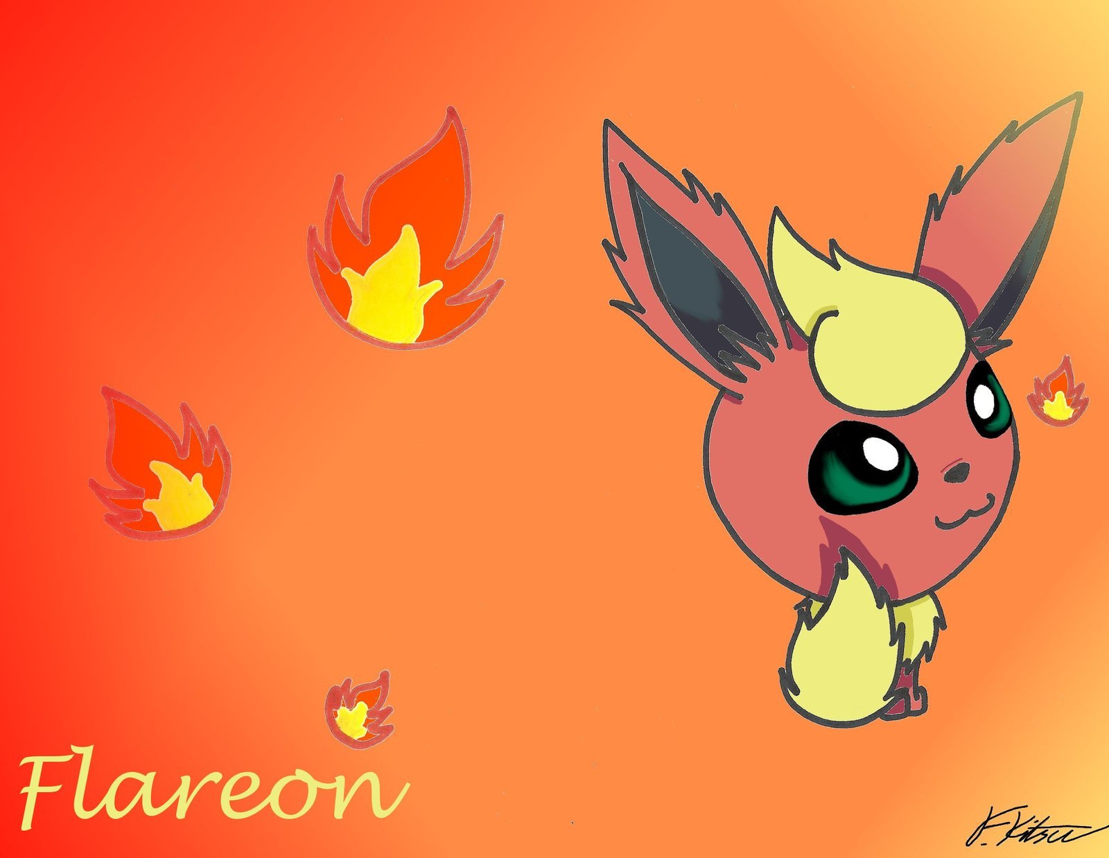 Flareon Background