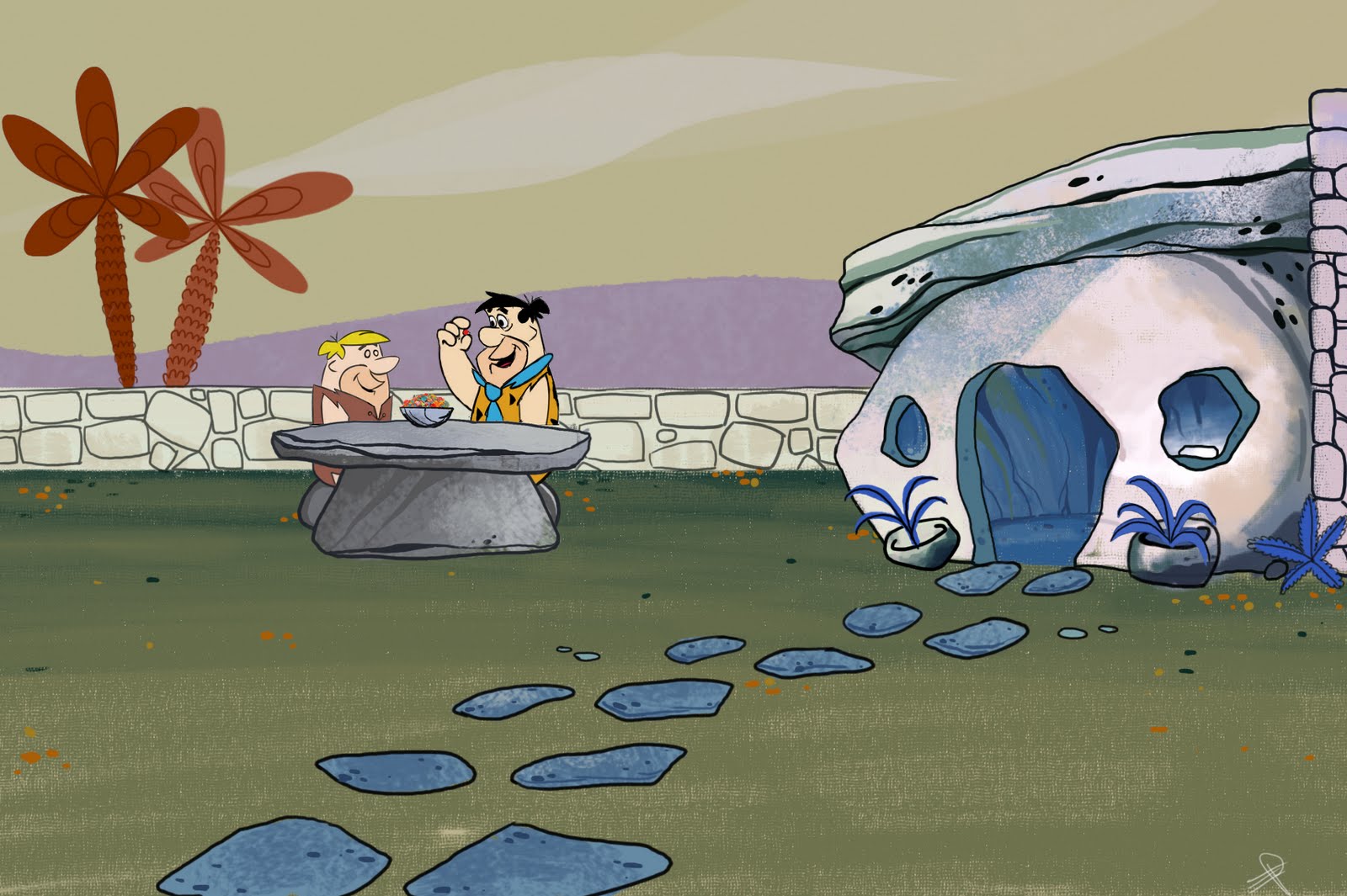 Flintstone Background