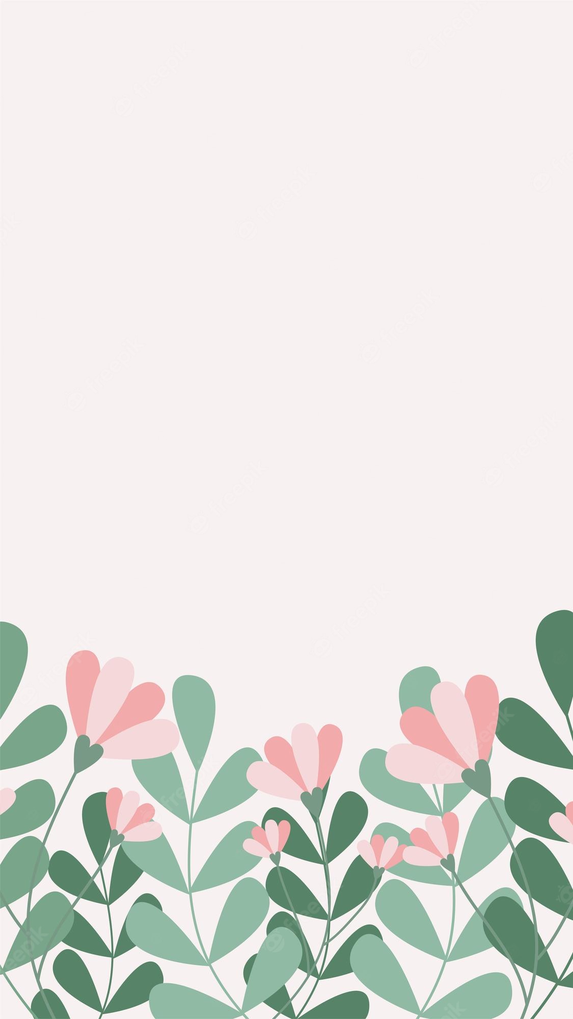 Floral Background Phone