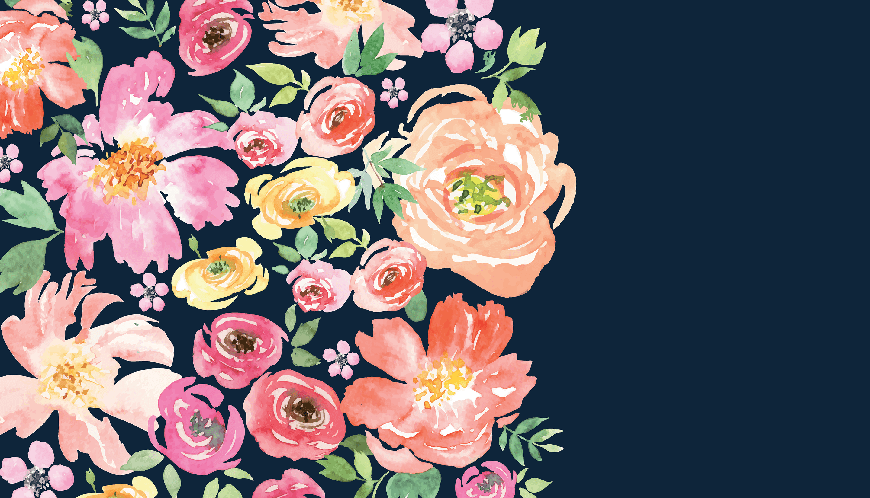 Floral Laptop Background