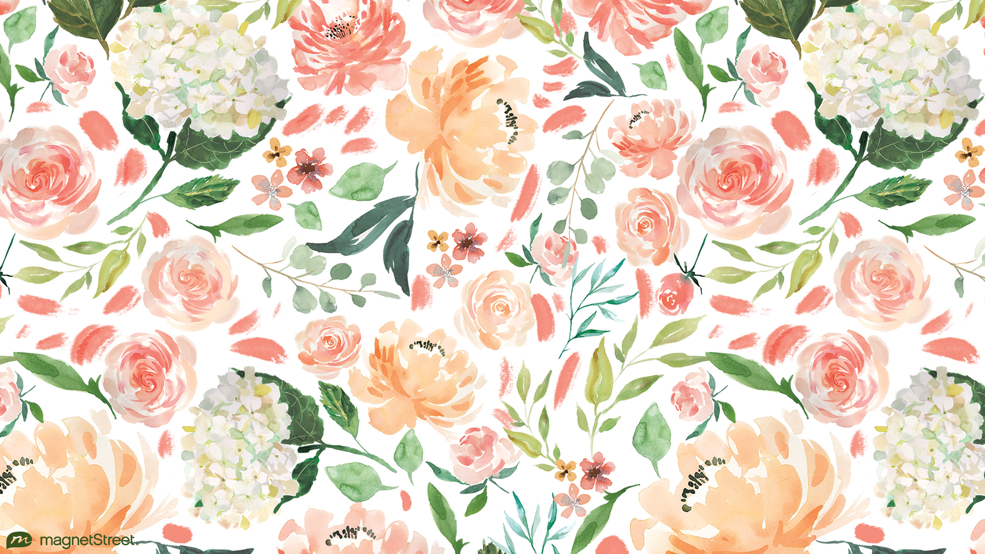 Floral Laptop Background