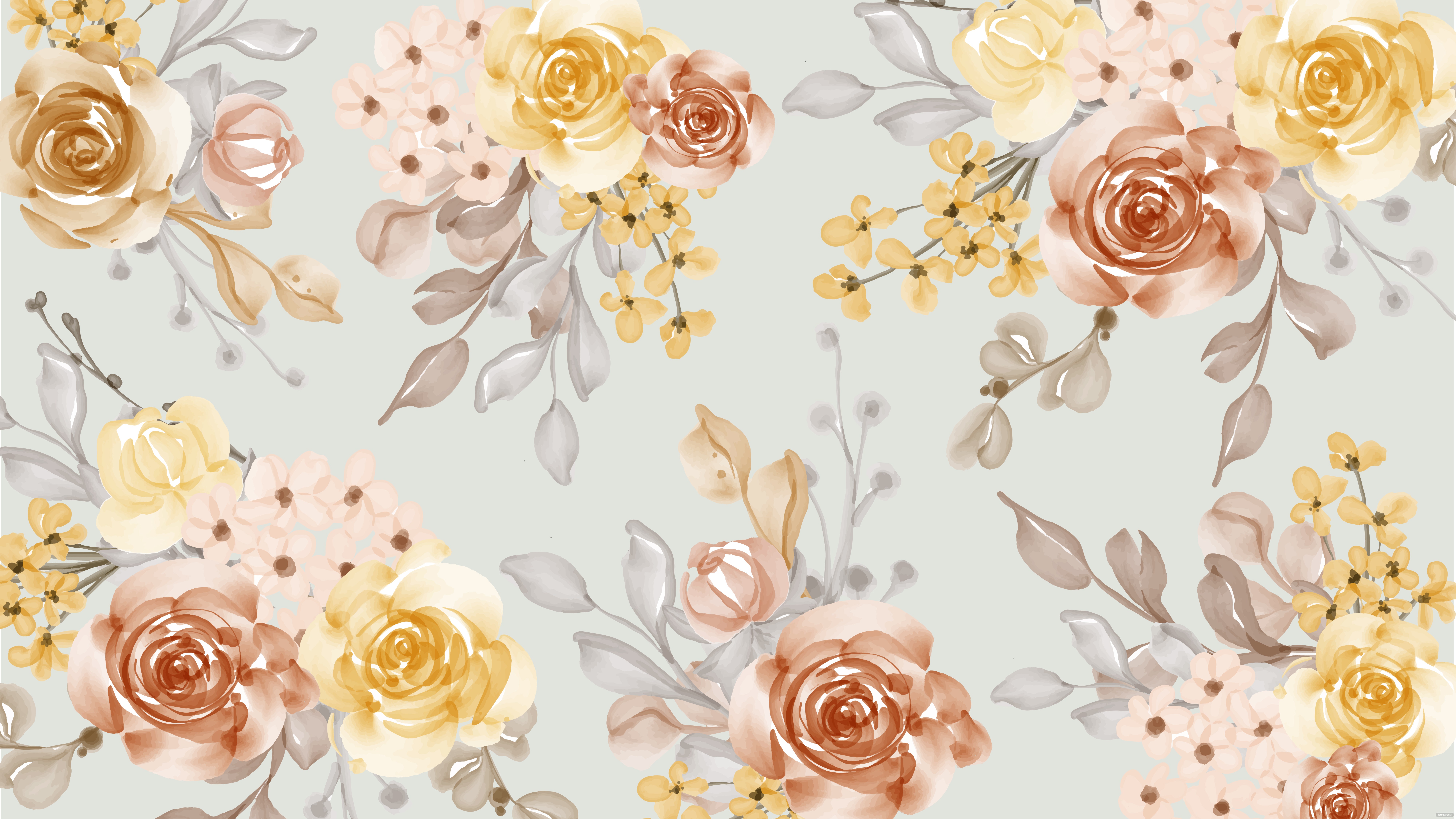 Floral Laptop Background