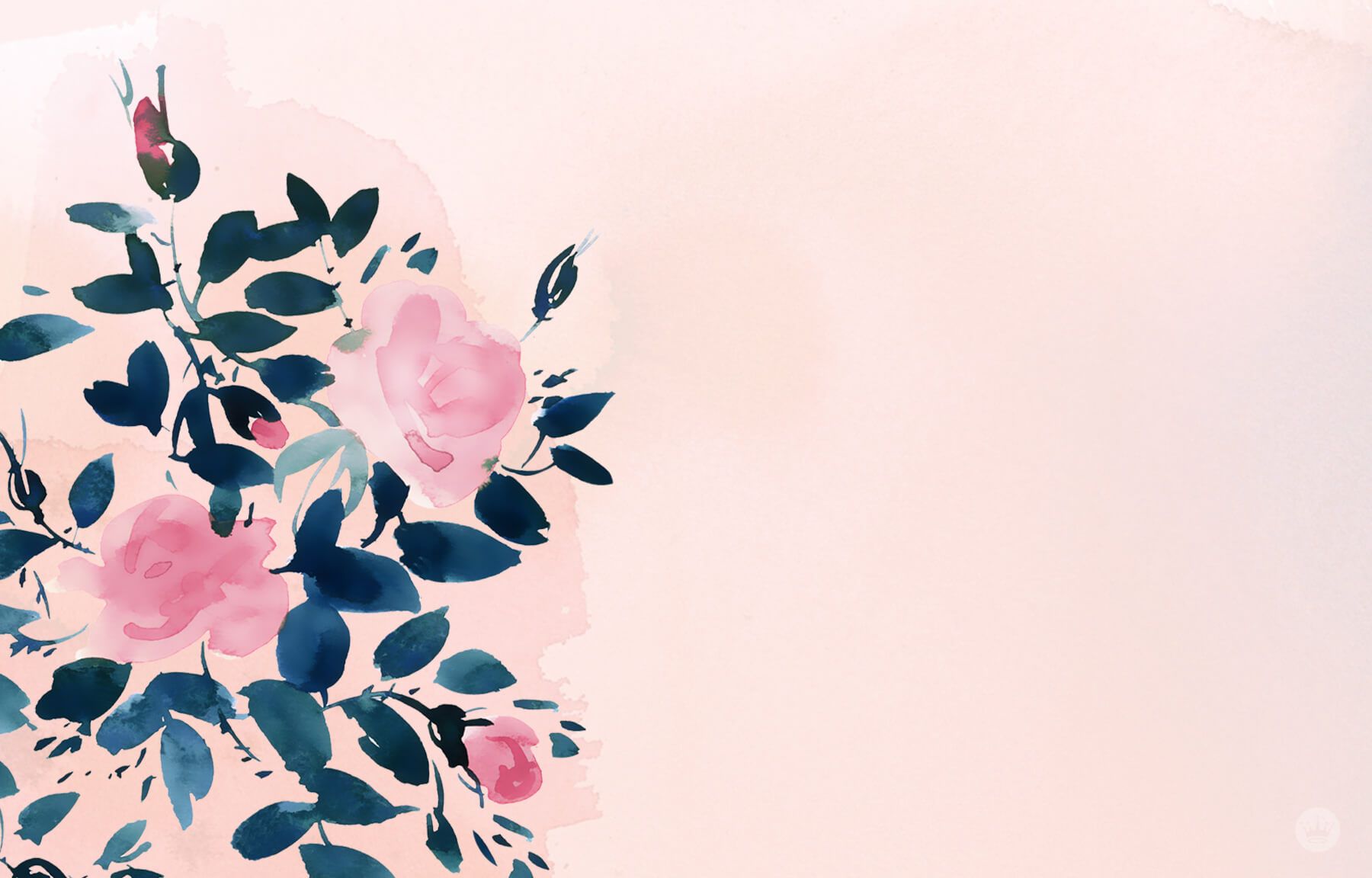 Floral Laptop Background