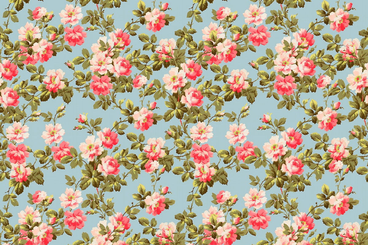 Floral Laptop Background