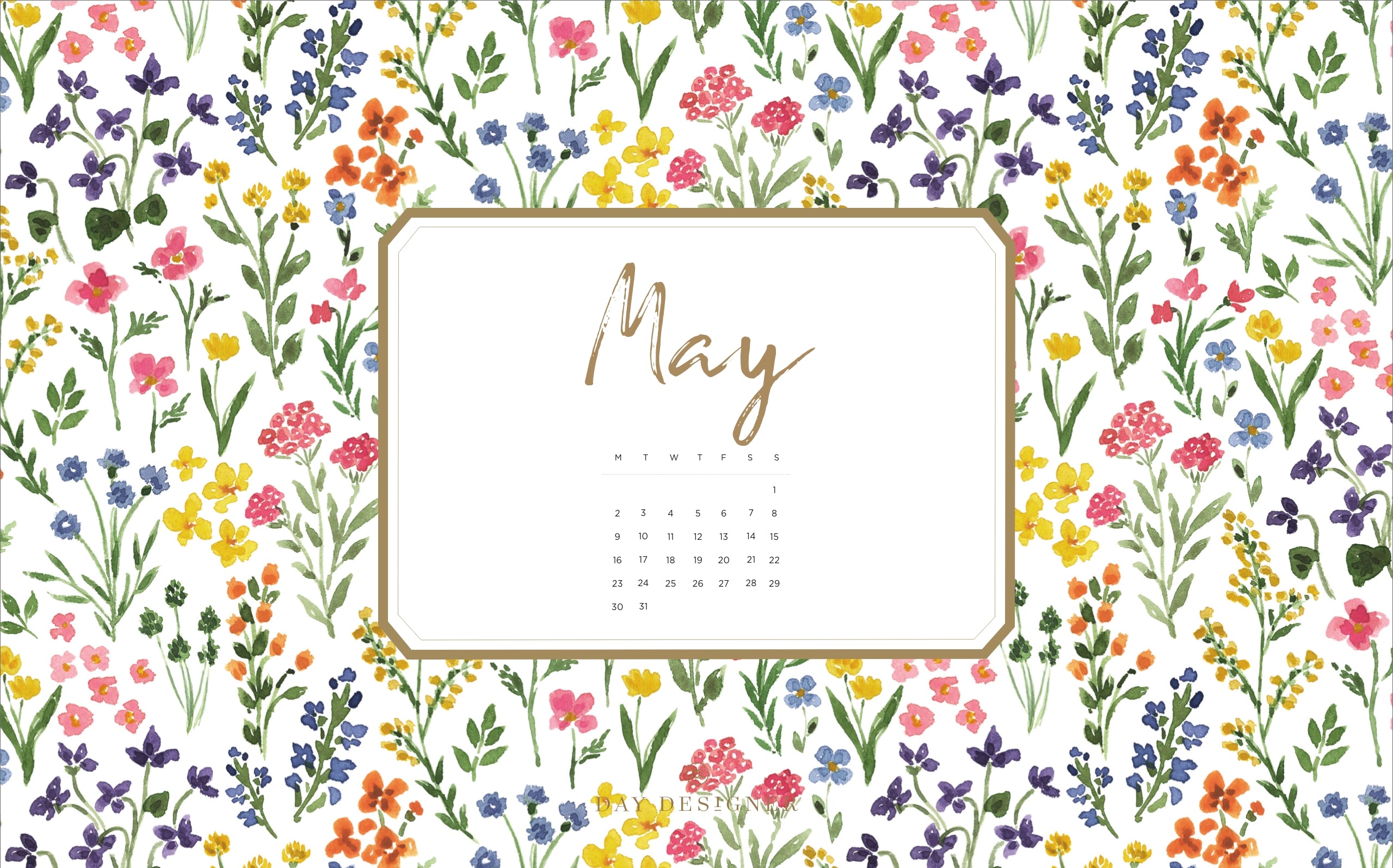 Floral Laptop Background