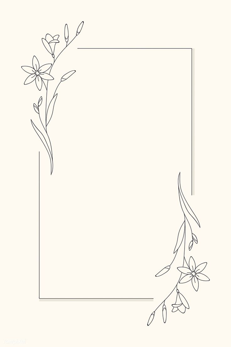 Flower Drawing Background