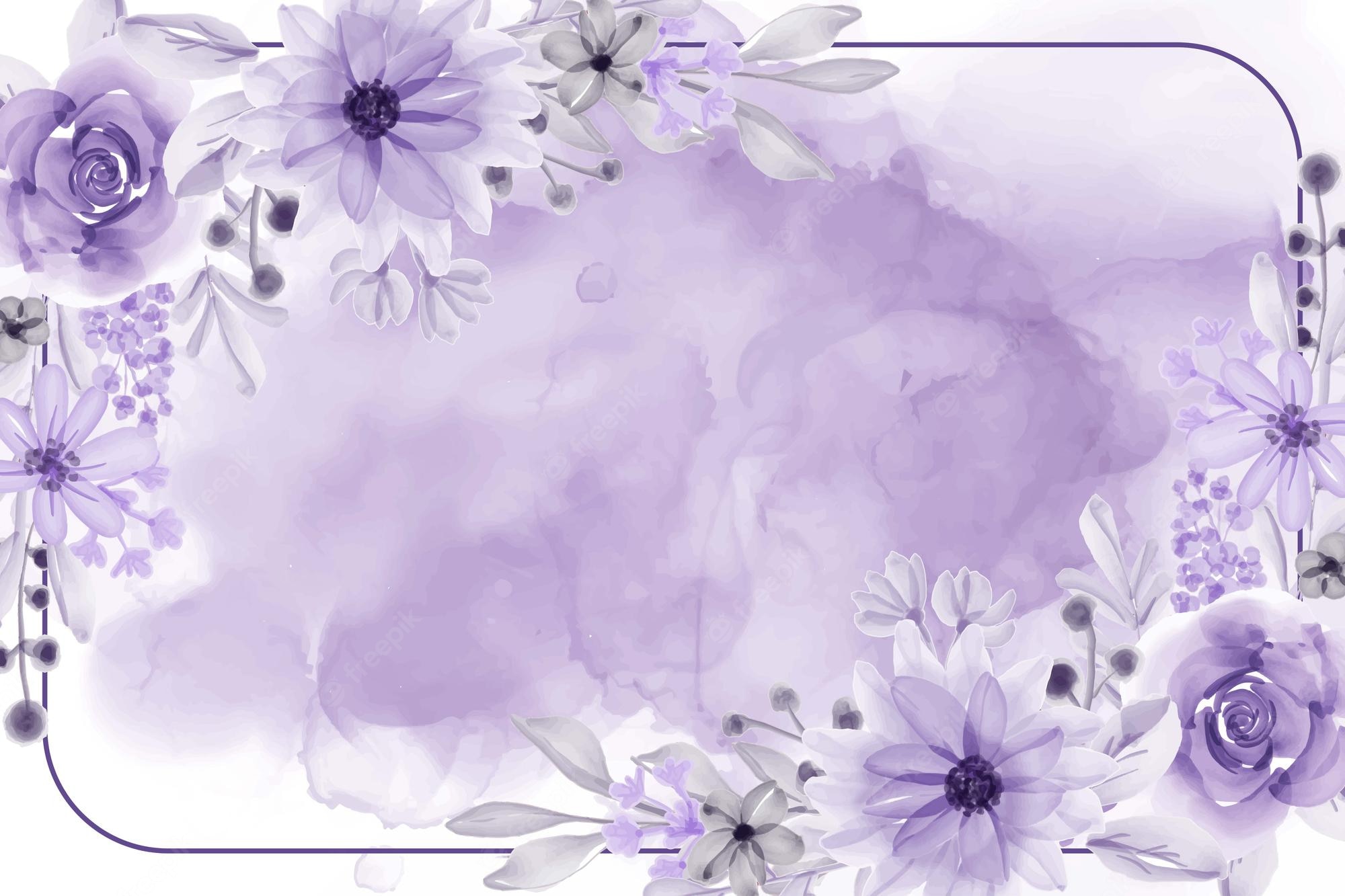 Flower Purple Background