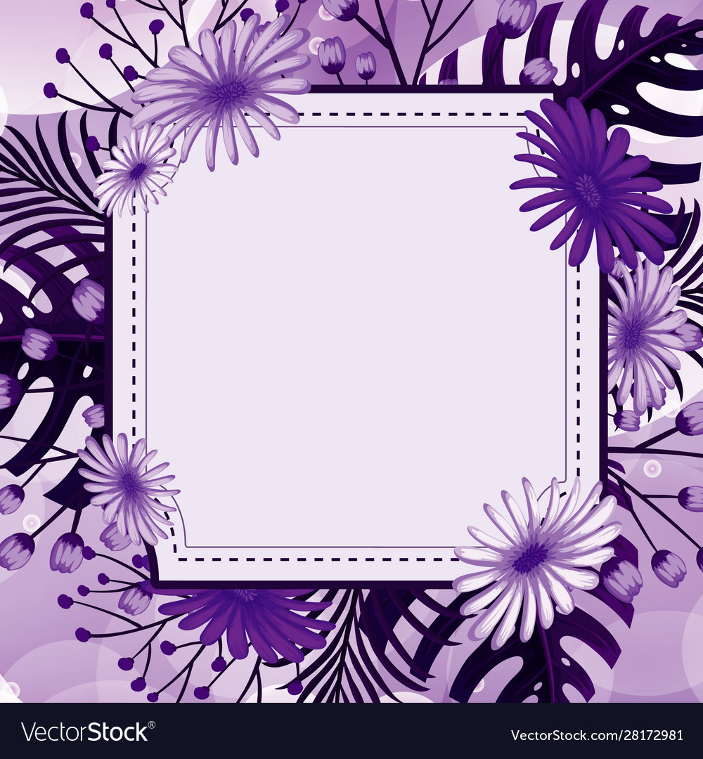 Flower Purple Background