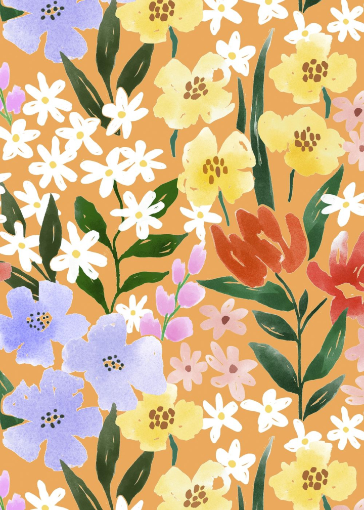 Flowers Background Aesthetic