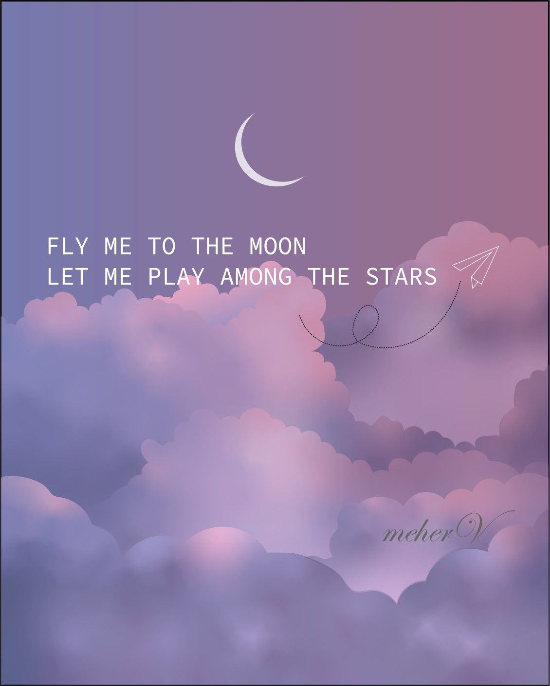 Fly Me To The Moon Background