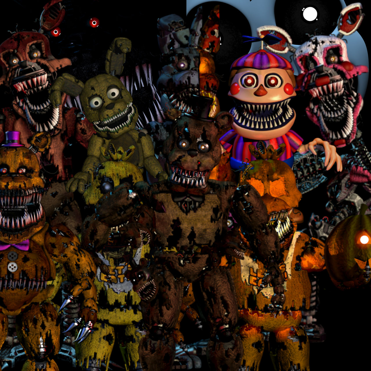 Fnaf 4 Background