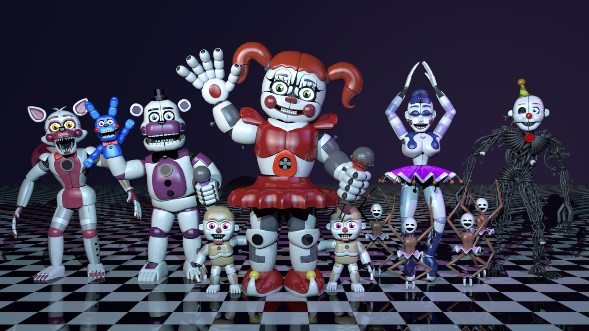 Fnaf Sister Location Background