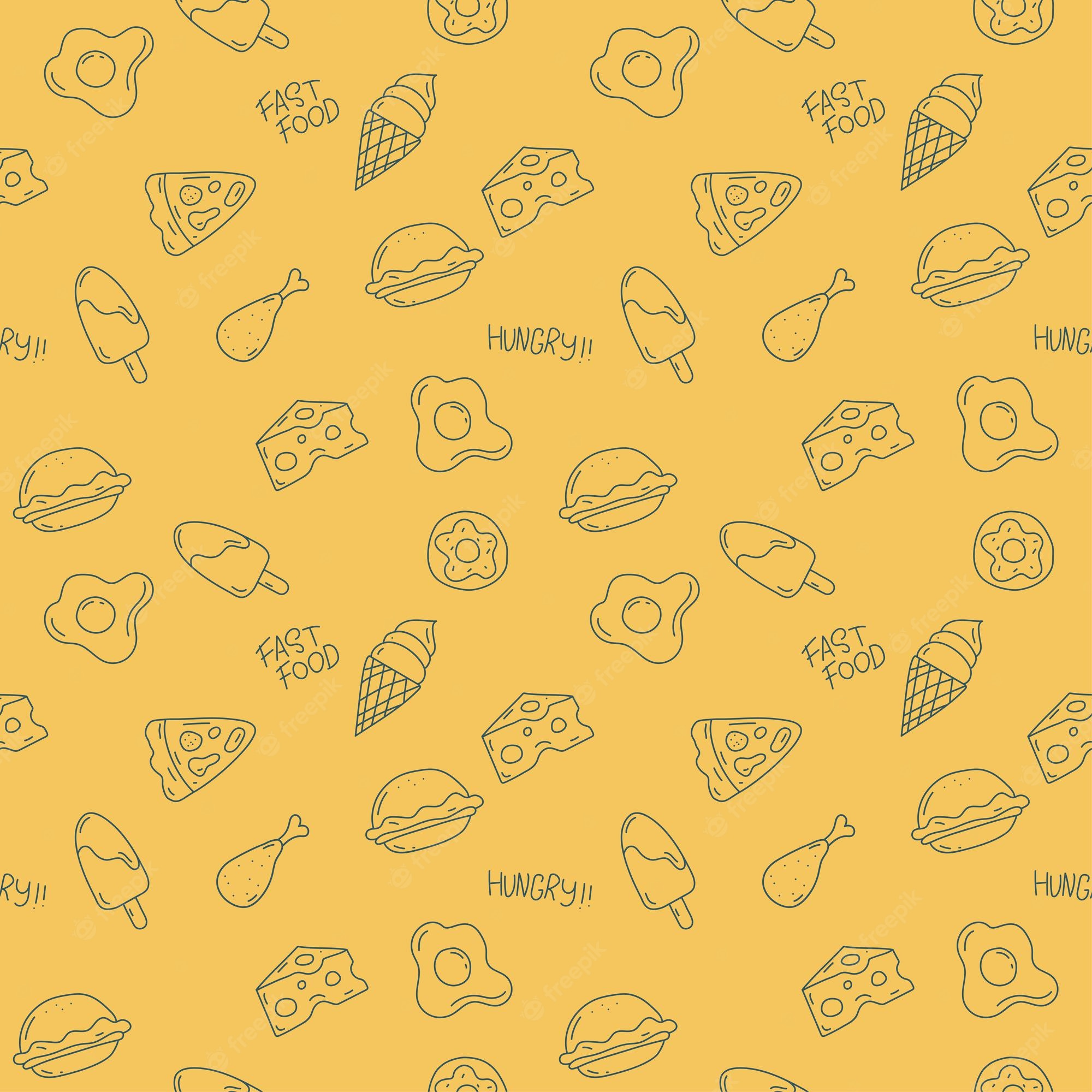 Food Pattern Background