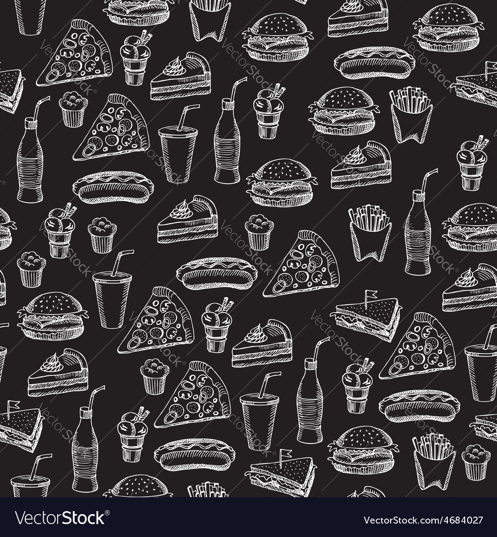 Food Pattern Background