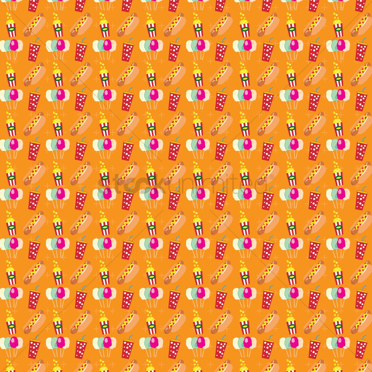 Food Pattern Background