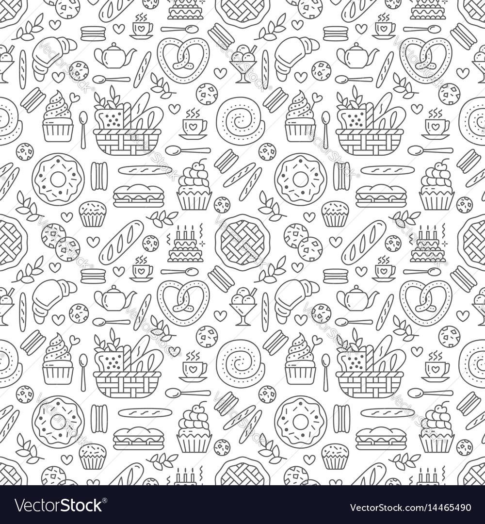 Food Pattern Background