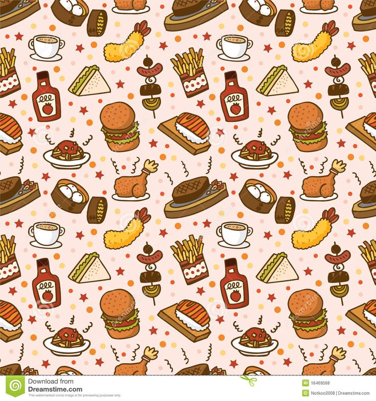 Food Pattern Background