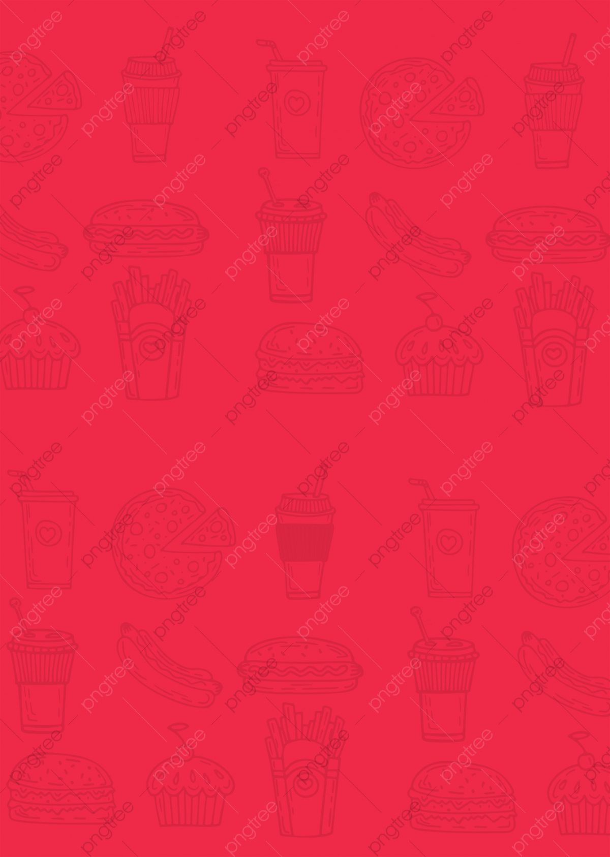 Food Pattern Background