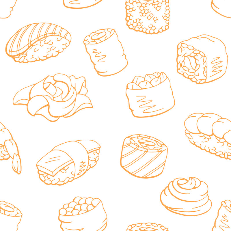 Food Pattern Background