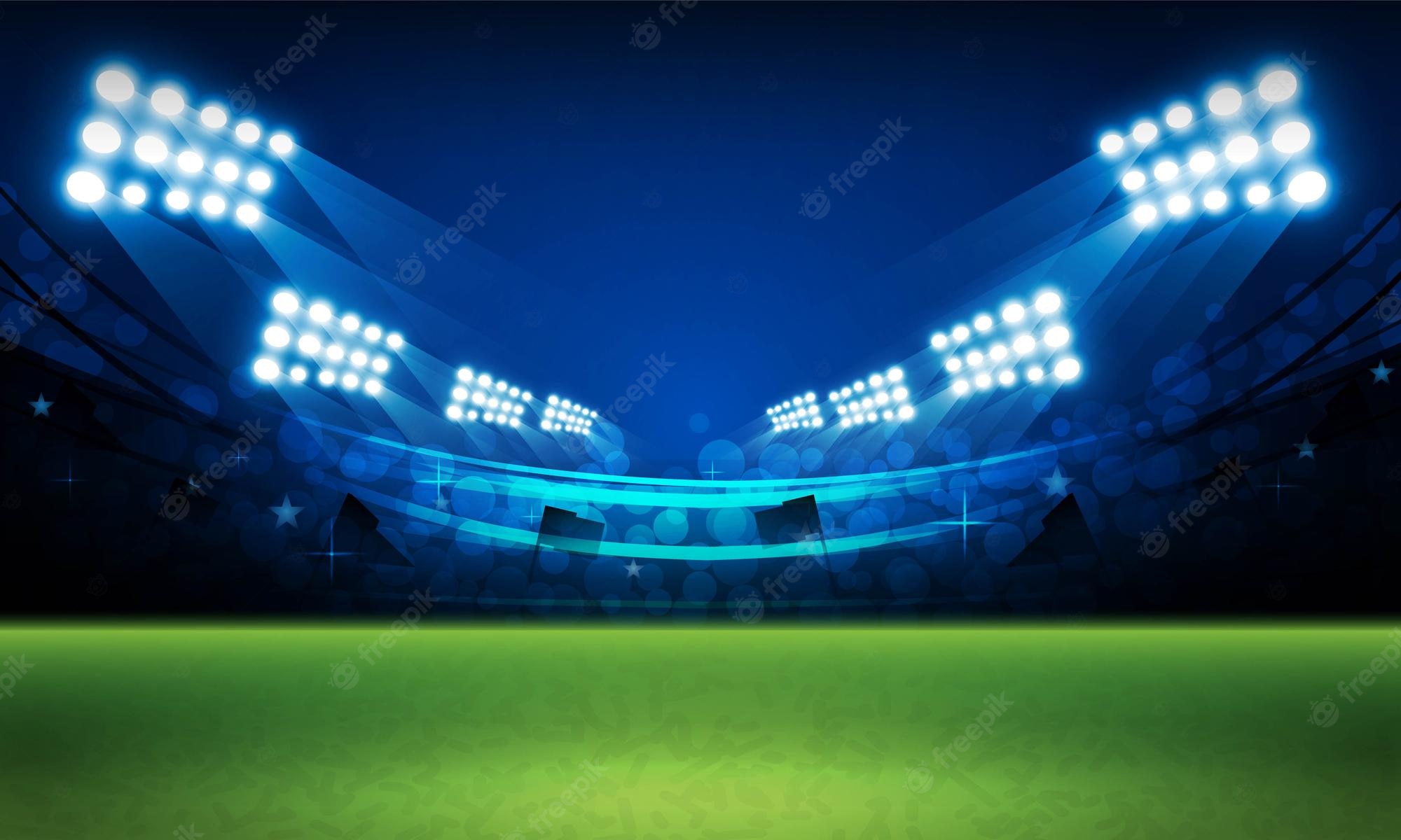 Football Lights Background