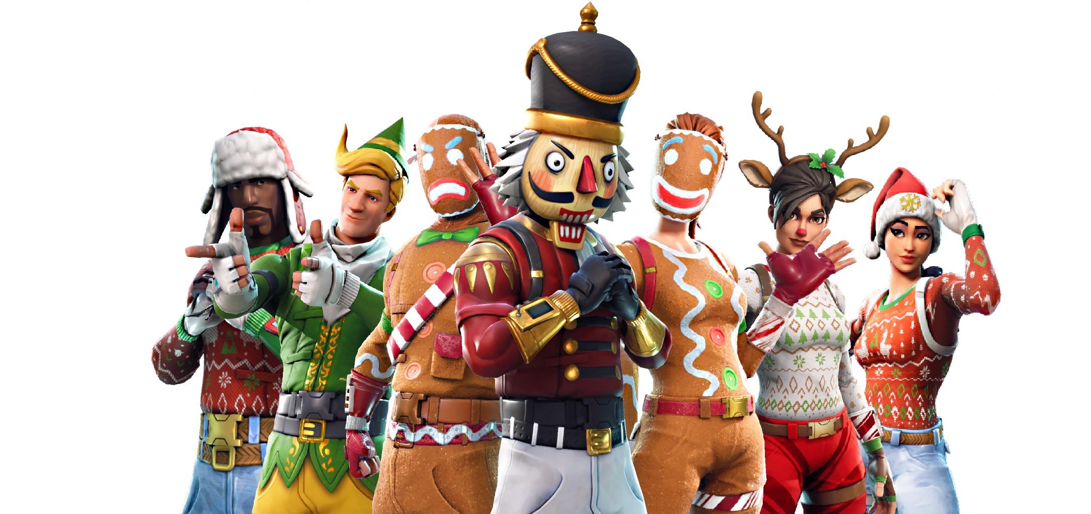 Fortnite Christmas Background