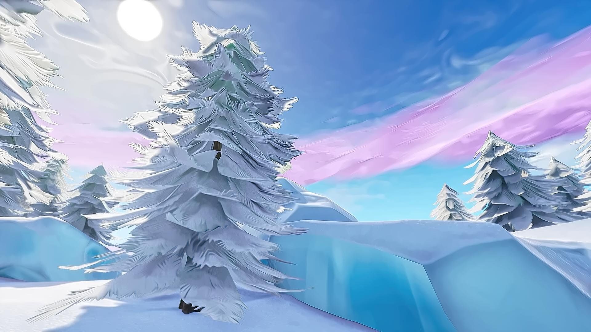 Fortnite Winter Background